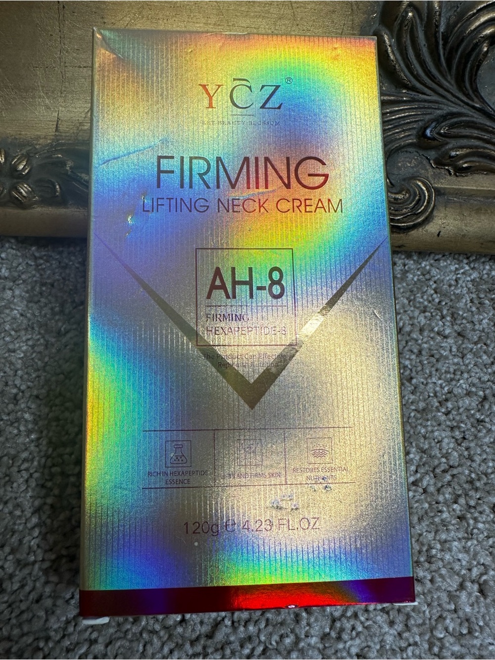 NIB YCZ Firming Lifting Neck Cream AH-8 Firming Hexapteptide-8 4.23 fl oz $80